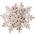 DP Craft Vločka k zavěšení a dotvoření 15cm, 2ks dřevěná – Hledejceny.cz
