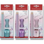 Faber Castell grafitová tužka Sparkle perleťové odstíny set 4 ks 118282 – Zboží Živě