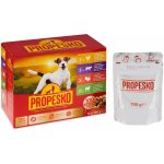 Propesko kuře & hovězí & krůta & jehně 12 x 100 g – Zbozi.Blesk.cz