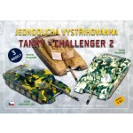 Jednoduchá vystřihovánka Tanky - Challenger 2 – Zboží Dáma