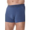 Boxerky, trenky, slipy, tanga Brubeck pánské boxerky BX 00501A indygo