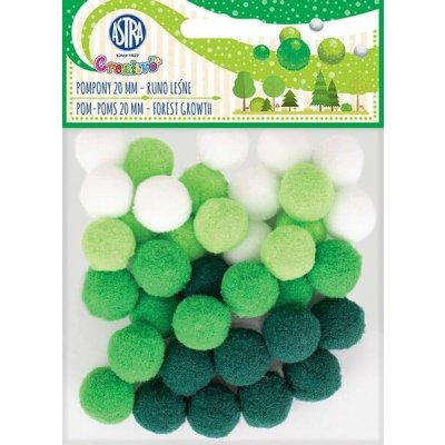 Astra Bambule 20 mm zelené odstíny – Hledejceny.cz