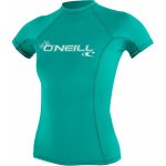 O'Neill Wms Basic Skins S/S Rash light aqua – Zboží Dáma