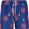 Koupací šortky, boardshorts Frogies Navy modré červené