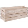 Úložný box ČistéDřevo Dřevěná bedýnka 60 x 22 x 24 cm