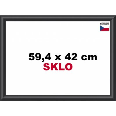 BFHM Plastový rám 59,4x42cm A2 černý – Sleviste.cz