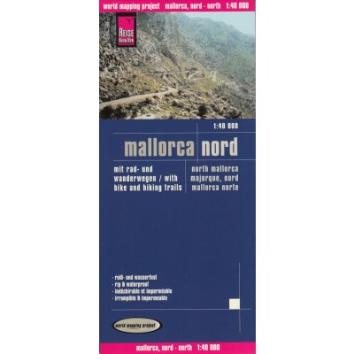 Malorka Sever Mallorca North 1:40.000 turist. mapa RKH