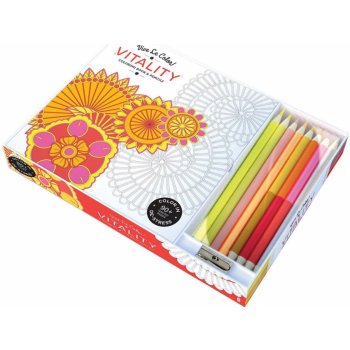 Vive Le Color! Vitality Coloring Book and Pencils