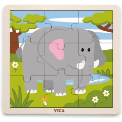 Viga puzzle slon 9 ks