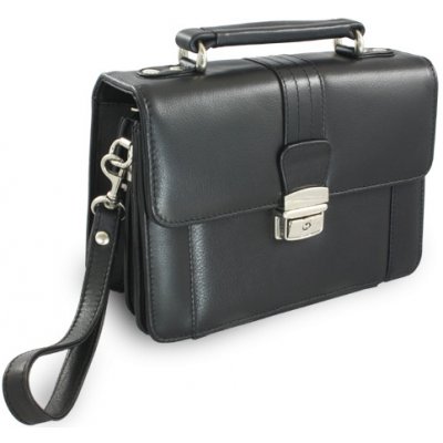 Pánská kožená etue se sklápěcím registrem a držadlem 611-2415-60 Černá – Zbozi.Blesk.cz