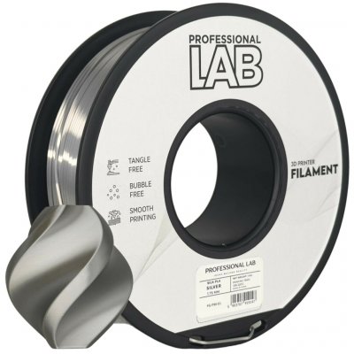 Professional Lab SILK PLA stříbrná 1.75mm 1kg – Zboží Mobilmania