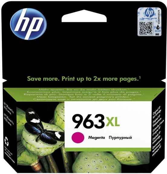 HP 963XL originální inkoustová kazeta purpurová 3JA28AE