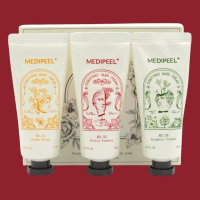 MEDIPEEL Special Perfumed Hand Care Set Set parfemovaných krému na ruce 3x30 ml – Zboží Dáma