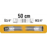 Připojovací hadice flexi, 50 cm, závit: vnitřní3/4" × vnější 3/4" FA-PH-FM34-34-50 – Zboží Mobilmania