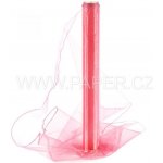 Organza 40cm/10y červená 065 – Zboží Dáma