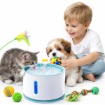 Pet Fountain Napáječka s fontánou plast 2400 ml – Zboží Mobilmania