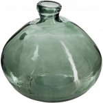 VÁZA Z TLUSTÉHO SKLO, zeleň khaki, 23 cm – Hledejceny.cz