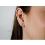 Olivie Stříbrné náušnice ČIRÉ 9972 – Zboží Dáma