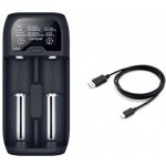Solight nabíječka baterií Li-Ion LiFePO4 Ni-MH/CD AA AAA 18650 2000mA 2 kanály LCD – Zbozi.Blesk.cz