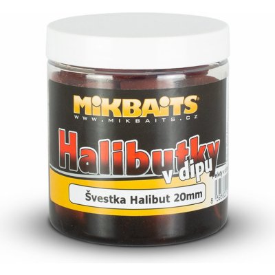 MIKBAITS Halibutky v dipu 250ml 14mm Red fish Halibut – Zboží Mobilmania