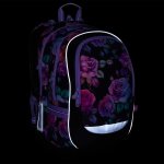 Topgal batoh CODA 25009 fialová černá – Zboží Dáma