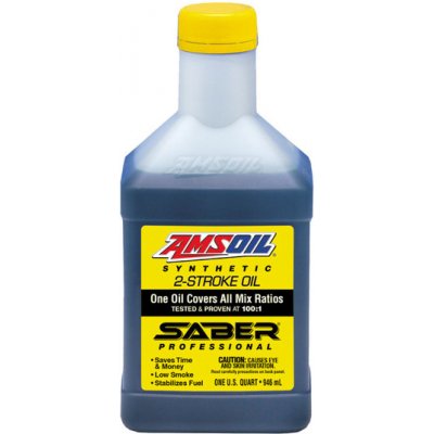 Amsoil SABER Professional Synthetic 2-Stroke Oil 946 ml – Zboží Mobilmania