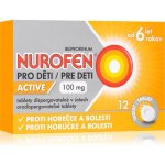 NUROFEN PRO DĚTI ACTIVE POR 100MG POR TBL DIS 12 – Zboží Mobilmania