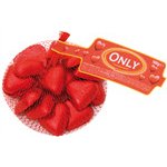 Only Srdíčka z mléčné čokolády v síťce 84 g – Zboží Dáma