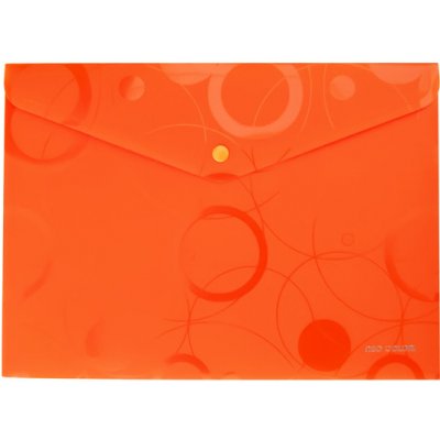 Obálka plastová s drukem Neo Colori A4 oranžová 129241 – Zboží Živě