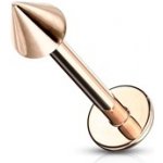Piercingate labreta s hrotem PLA00268 – Zboží Dáma