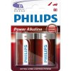 Baterie primární Philips PowerLife D 2ks LR20P2B/10