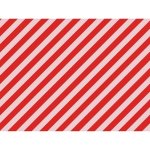 PartyDeco Balící papír červené pruhy 70 x 200 cm – Zboží Živě