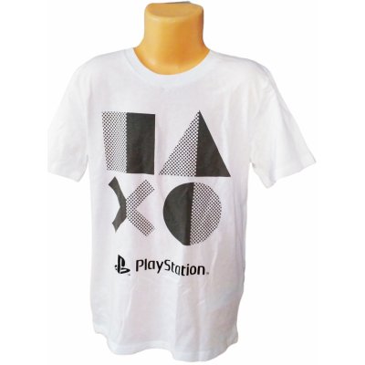 Fashion UK tričko PLAYSTATION kr.rukáv chlapecké bílé – Zboží Mobilmania