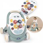 SMOBY 210207 Croc Baby Walker MiniKiss 3in1 Chodítko a kočárek pro panenku s brzdou – Zboží Dáma