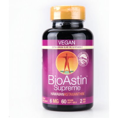Nutrex Hawaii BioAstin Supreme Havajský Astaxanthin 6 mg 60 kapslí – Hledejceny.cz