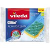 Drátěnka a houbička Vileda Glitzi Always Clean viskózní houbička 2 ks 168527