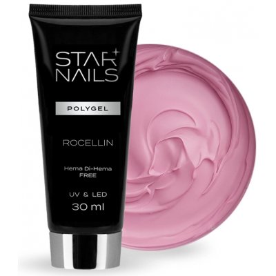 Starnails UV/LED Polygel Hema Di Hema Free 005 Rocellin 30 ml – Hledejceny.cz