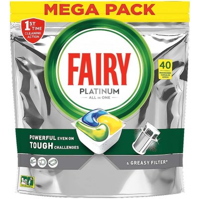 Fairy Platinum All in One kapsle do myčky Mega Pack 40 ks – Zboží Mobilmania
