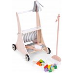 EcoToys Dřevěný úklidový vozík – Zbozi.Blesk.cz
