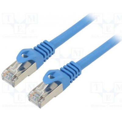 Lanberg PCF6-10CC-0100-B patch, CAT.6 FTP, 1m, modrý – Zboží Živě