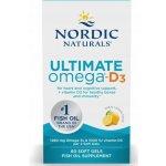 Nordic Naturals - Ultimate Omega-D3, 1280 mg citrón 120 softgel kapslí – Hledejceny.cz