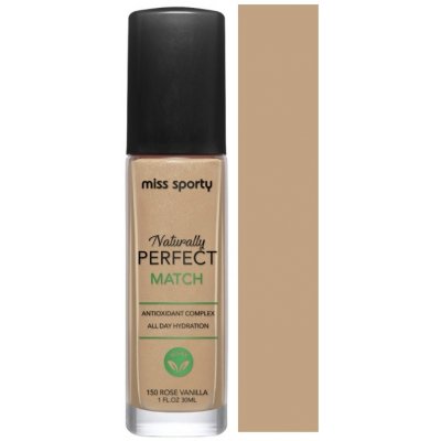 Miss Sporty Naturally Perfect Match make-up 150 Rose Vanilla 30 ml – Zboží Mobilmania