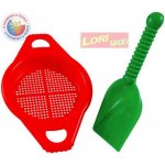 LORI 211 Lopatka + sítko plastový set na písek 4 barvy – Sleviste.cz