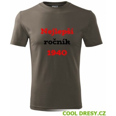 Tričko Nejlepší ročník 1940 dárky k vánocům pro dědu army – Hledejceny.cz