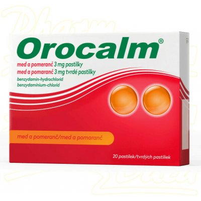 OROCALM MED A POMERANČ 3MG PAS 20 – Hledejceny.cz