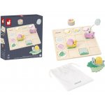 Janod vzdelávacia hra pre deti logická tabuľka Slimáky Didaktik – Sleviste.cz