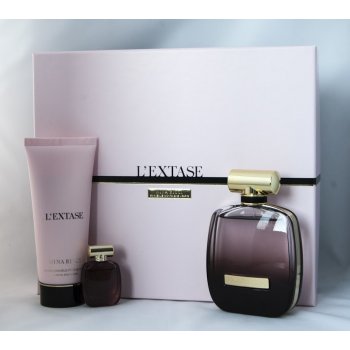 Nina Ricci L’Extase EDP 80 ml + EDP 5 ml + tělové mléko 100 ml dárková sada