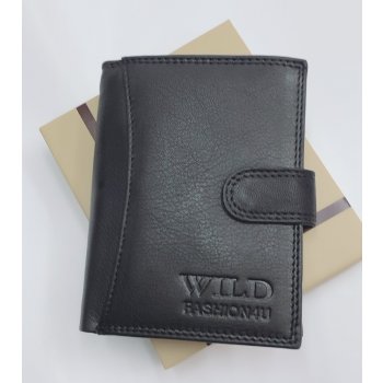 Wild Fashion pánská kožená peněženka s přezkou black od 299 Kč - Heureka.cz