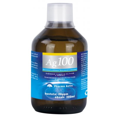 Natural Pharm Koloidné striebro Ag100 20ppm 300 ml
