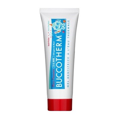 Buccotherm My First gelová zubní pasta pro děti s termální vodou Strawberry 2- 6 Years, Paraben Free 50 ml – Hledejceny.cz